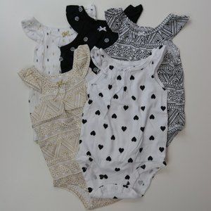 Carter's Baby Girls Tank Onesies - 5 pack.